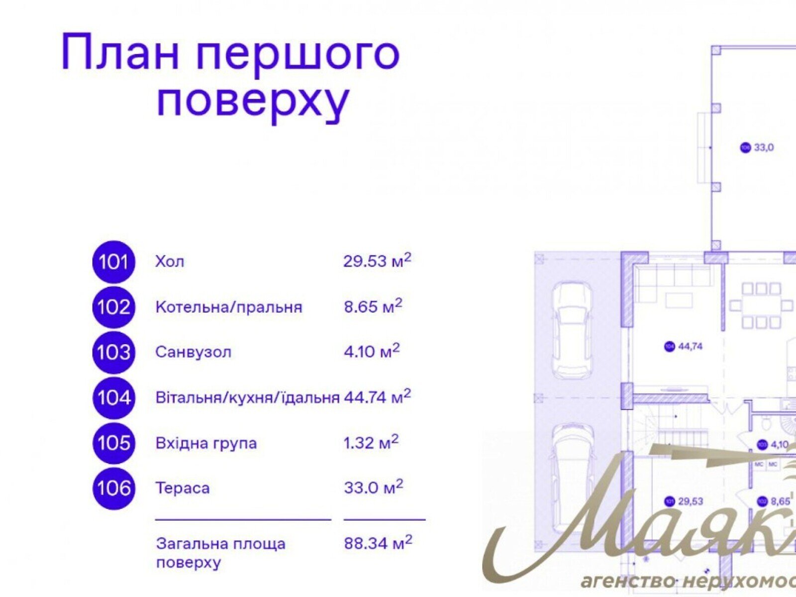 трехэтажный дом с гаражом, 249 кв. м, кирпич. Продажа в Киеве район Голосеевский фото 1