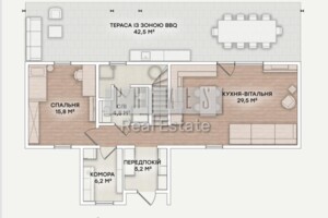 двухэтажный дом, 151.5 кв. м, монолит. Продажа в Киеве район Голосеевский фото 3