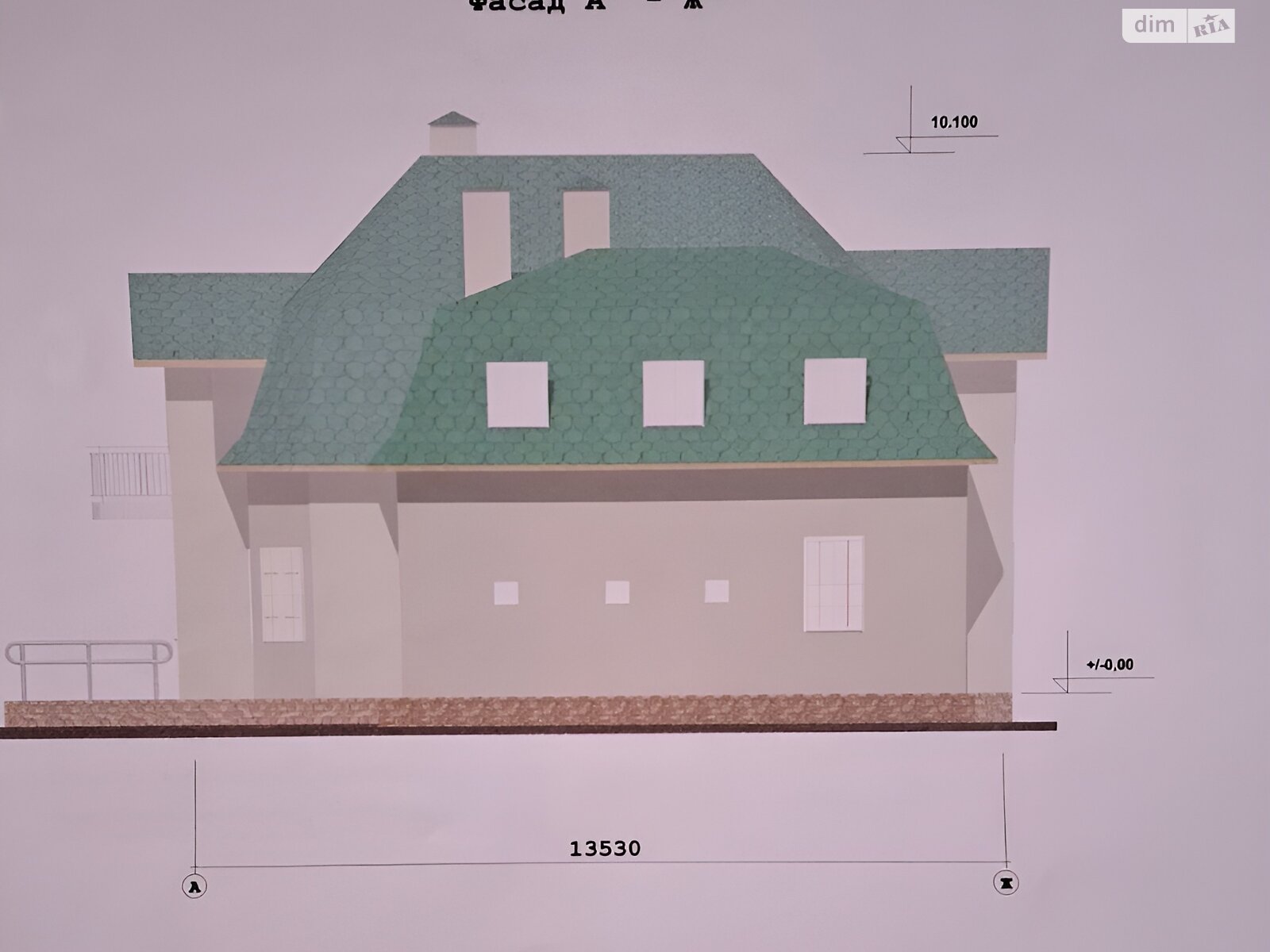 двоповерховий будинок з верандою, 600 кв. м, моноліт. Продаж в Києві, район Жуляни фото 1 двоповерховий будинок з верандою, 600 кв. м, моноліт. Продаж в Києві, район Жуляни фото 1