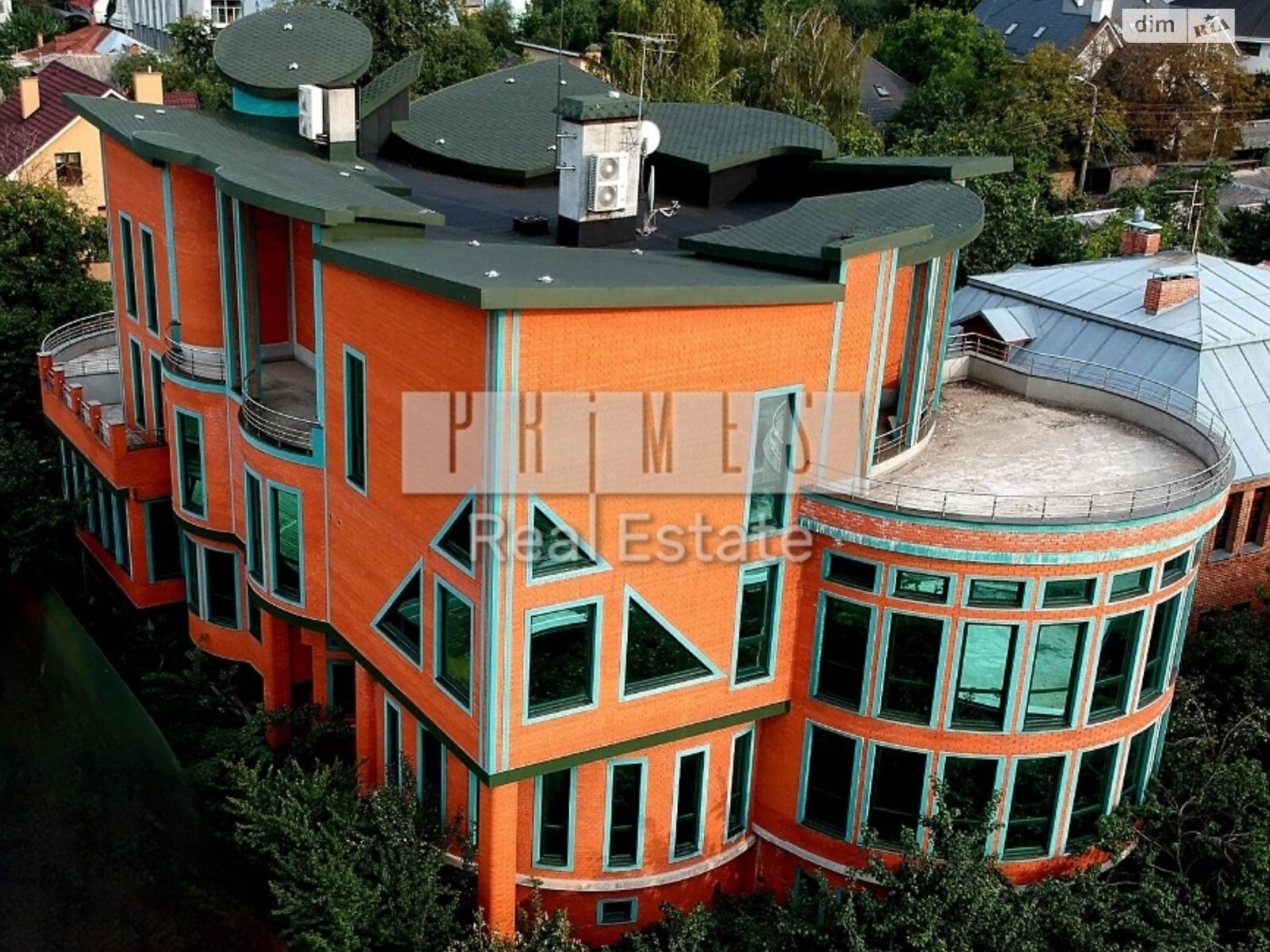 четырехэтажный дом веранда, 1350 кв. м, кирпич. Продажа в Киеве район Нивки фото 1