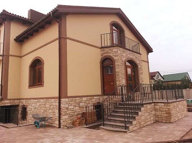 трехэтажный дом с камином, 300 кв. м, керамический блок. Продажа в Киеве район Осокорки фото 1