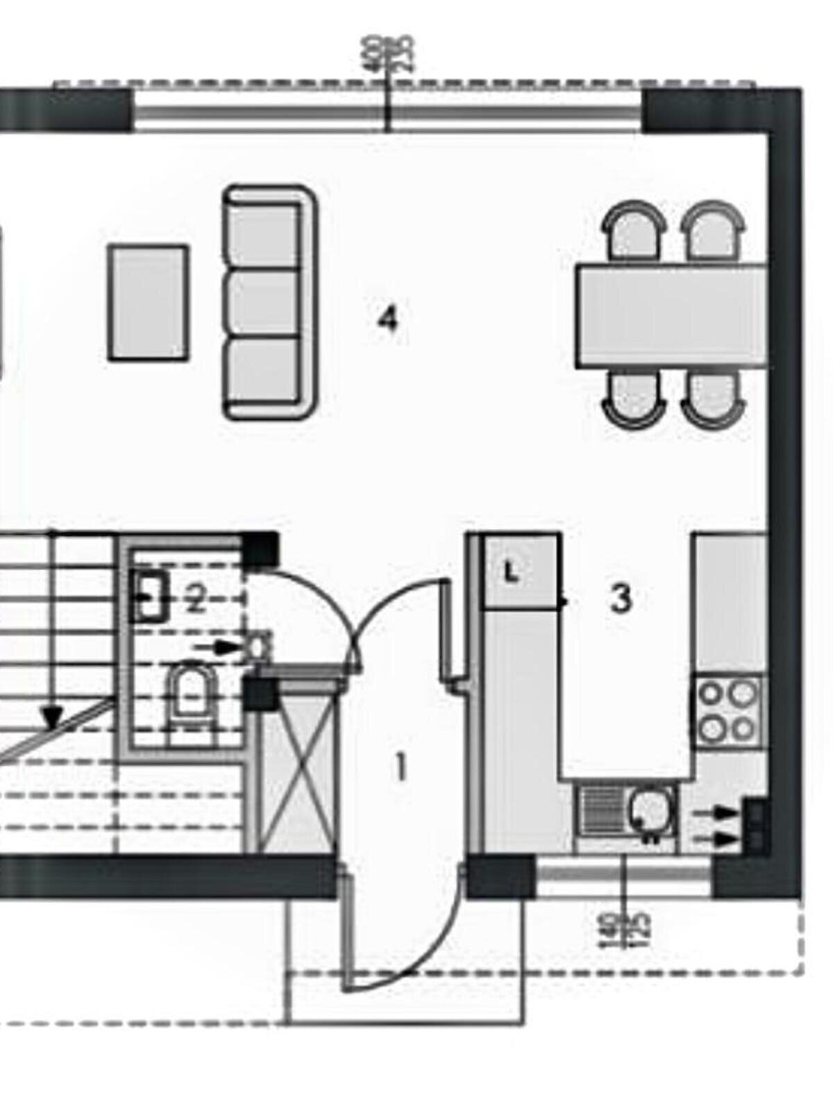 трехэтажный таунхаус, 120 кв. м, газобетон. Продажа в Киеве район Осокорки фото 1