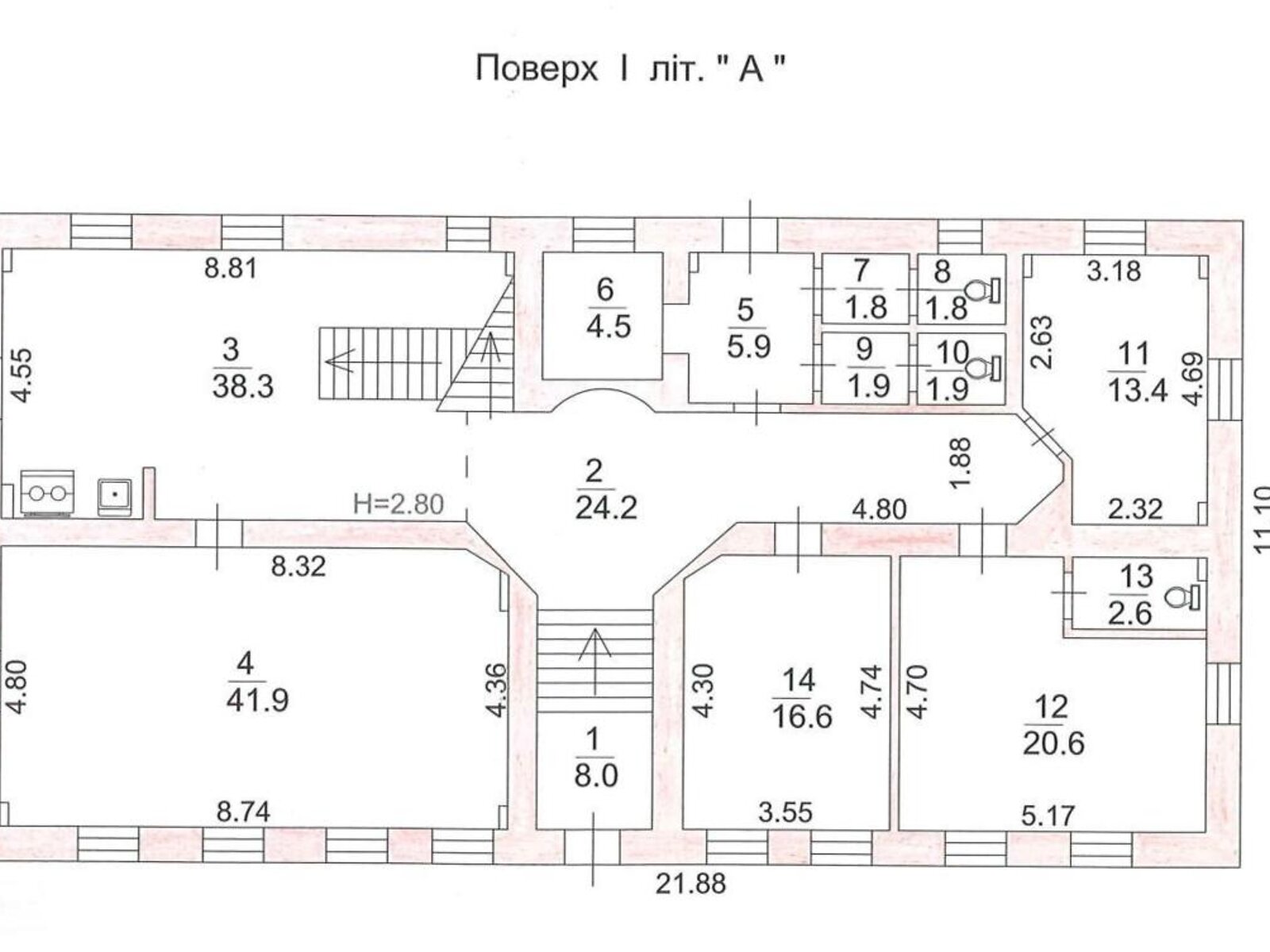 трехэтажный дом, 570 кв. м, кирпич. Продажа в Киеве район Подол фото 1 трехэтажный дом, 570 кв. м, кирпич. Продажа в Киеве район Подол фото 1