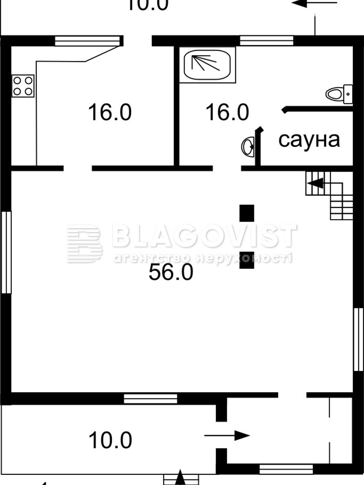 двоповерховий будинок веранда, 200 кв. м, цегла. Продаж в Києві, район Село Троєщина фото 1