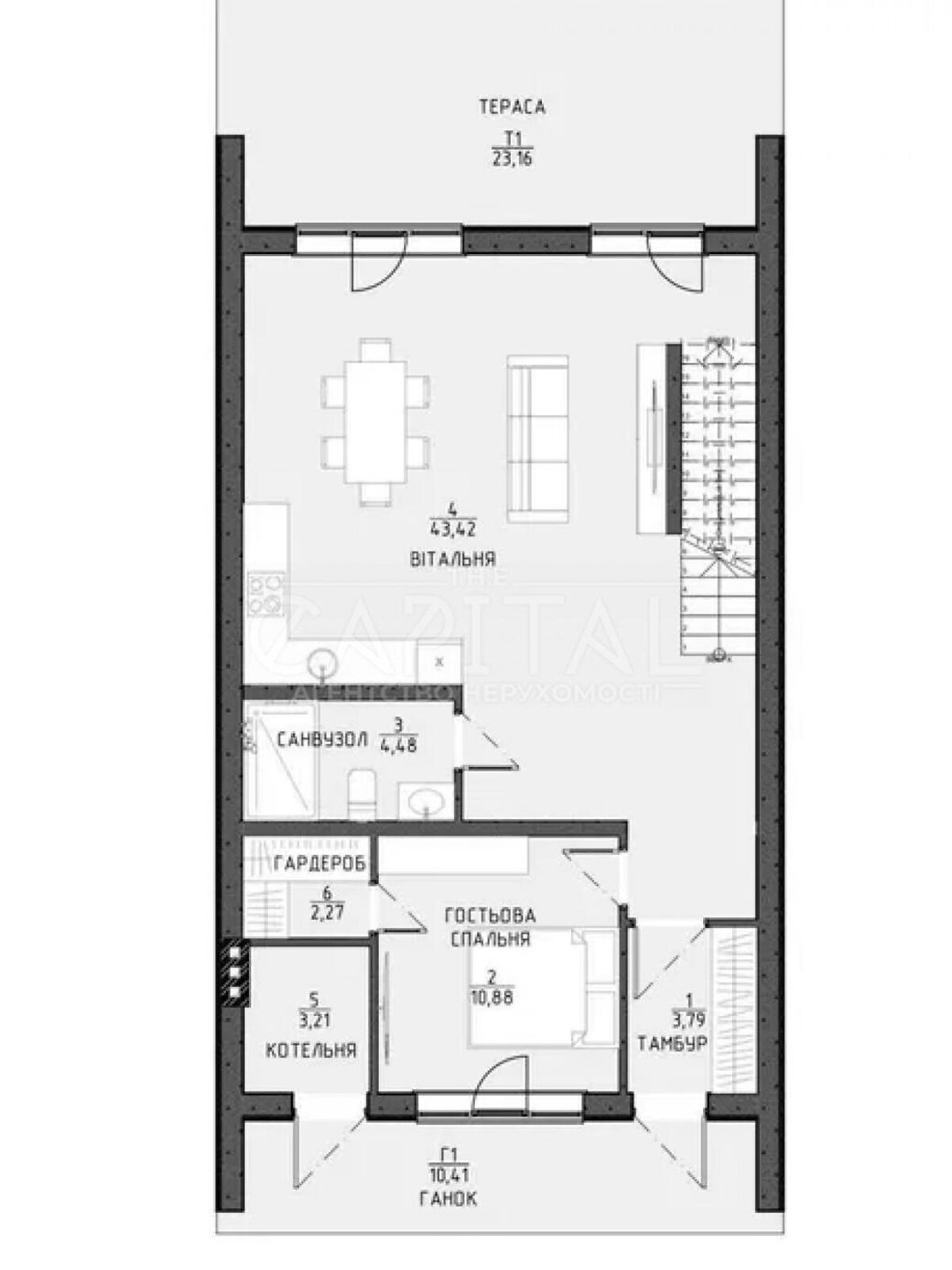 двоповерховий будинок веранда, 185 кв. м, газобетон. Продаж в Києві, район Солом’янський фото 1