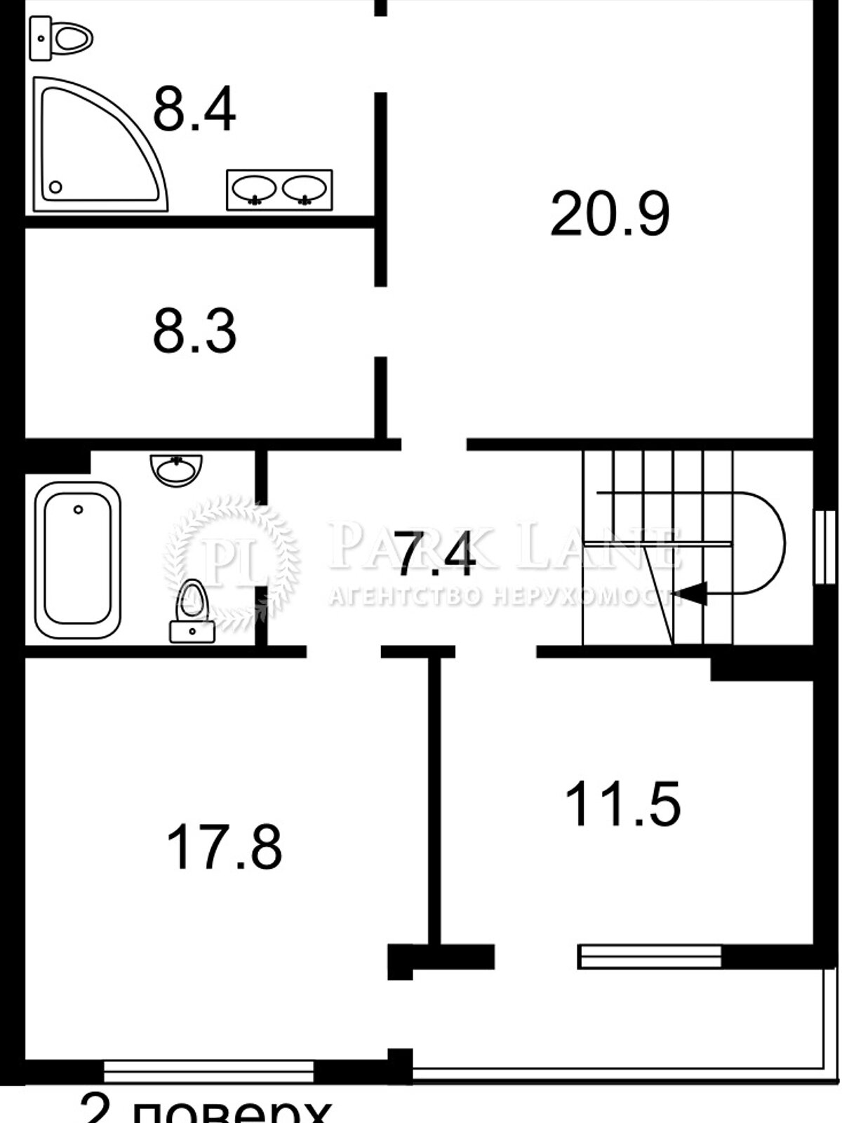 двухэтажный дом, 200 кв. м, кирпич. Продажа в Киеве район Соломянка фото 1