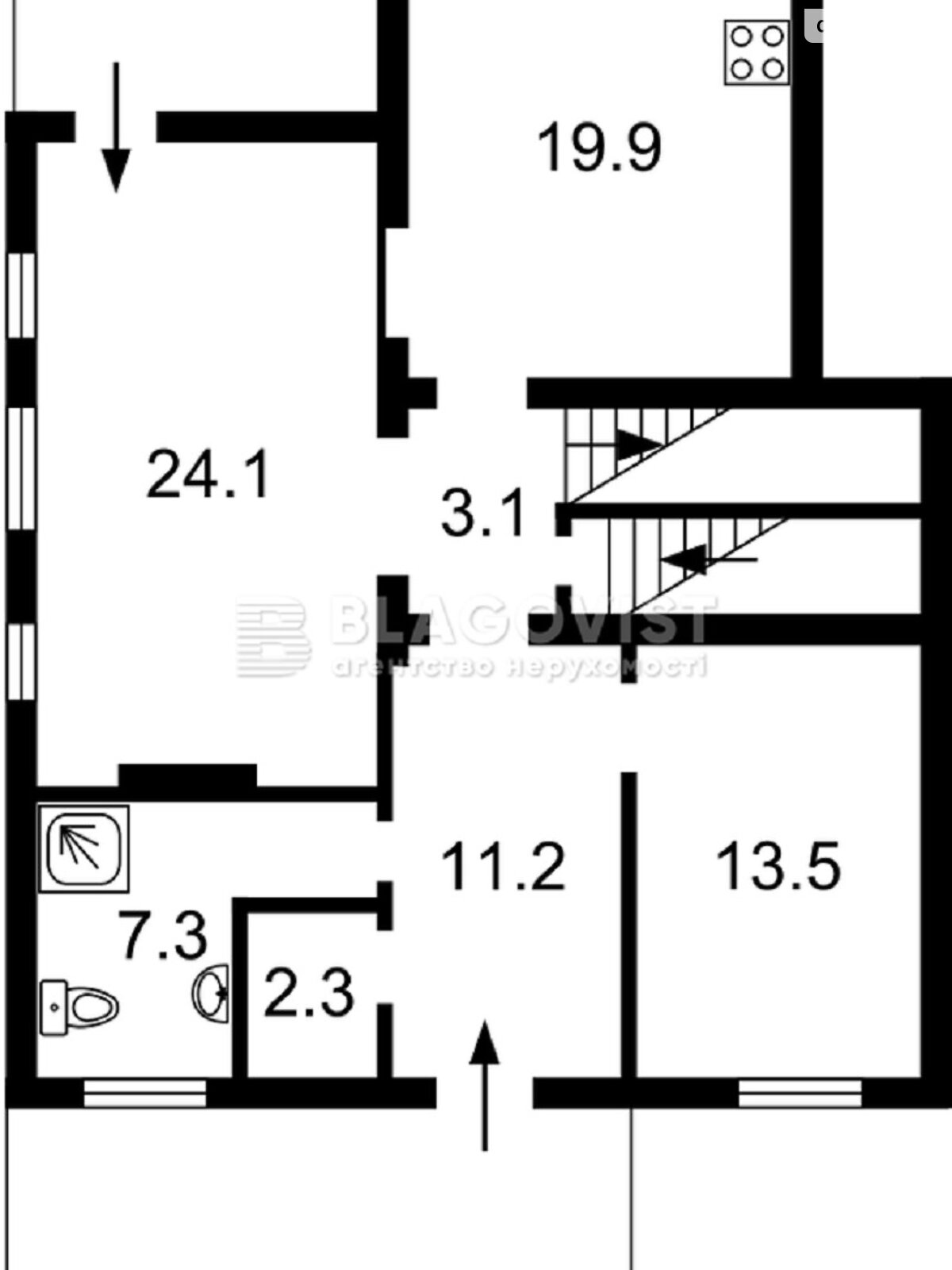 двухэтажный дом, 248 кв. м, кирпич. Продажа в Киеве район Забайковье фото 1