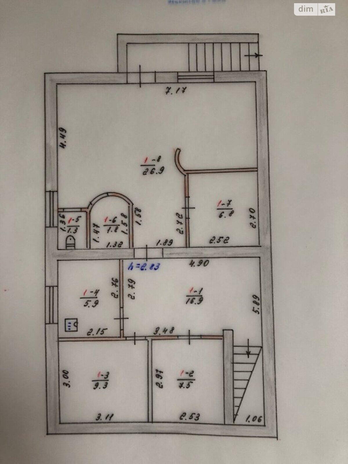 триповерховий будинок з мансардою, 450 кв. м, цегла. Продаж у Софіївській Борщагівці фото 1