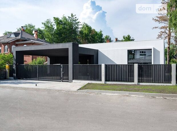 одноэтажный дом с камином, 300 кв. м, пеноблок. Продажа в Чайках (Киевская обл.) фото 1 одноэтажный дом с камином, 300 кв. м, пеноблок. Продажа в Чайках (Киевская обл.) фото 1