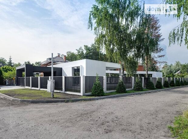 одноэтажный дом с камином, 300 кв. м, пеноблок. Продажа в Чайках (Киевская обл.) фото 1 одноэтажный дом с камином, 300 кв. м, пеноблок. Продажа в Чайках (Киевская обл.) фото 1