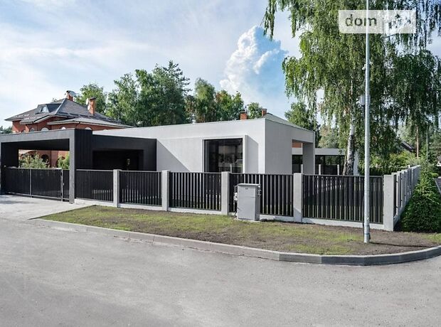 одноэтажный дом с камином, 300 кв. м, пеноблок. Продажа в Чайках (Киевская обл.) фото 1 одноэтажный дом с камином, 300 кв. м, пеноблок. Продажа в Чайках (Киевская обл.) фото 1