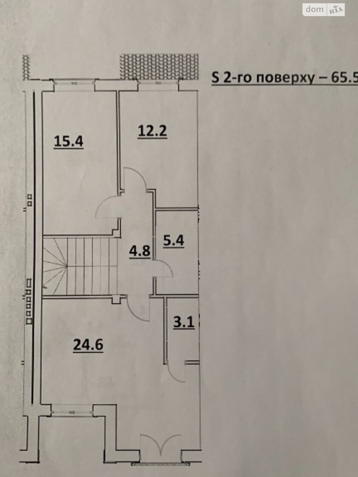 двухэтажный таунхаус, 216 кв. м, газобетон. Продажа в Чайках фото 1