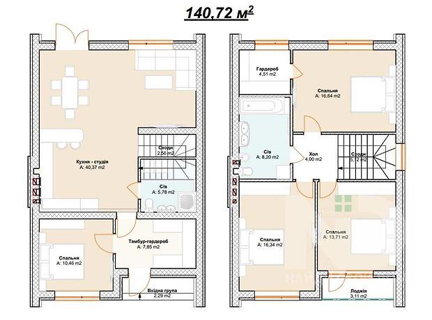 двухэтажный дом, 140 кв. м, кирпич. Продажа в Гореничах (Киевская обл.) фото 1 двухэтажный дом, 140 кв. м, кирпич. Продажа в Гореничах (Киевская обл.) фото 1