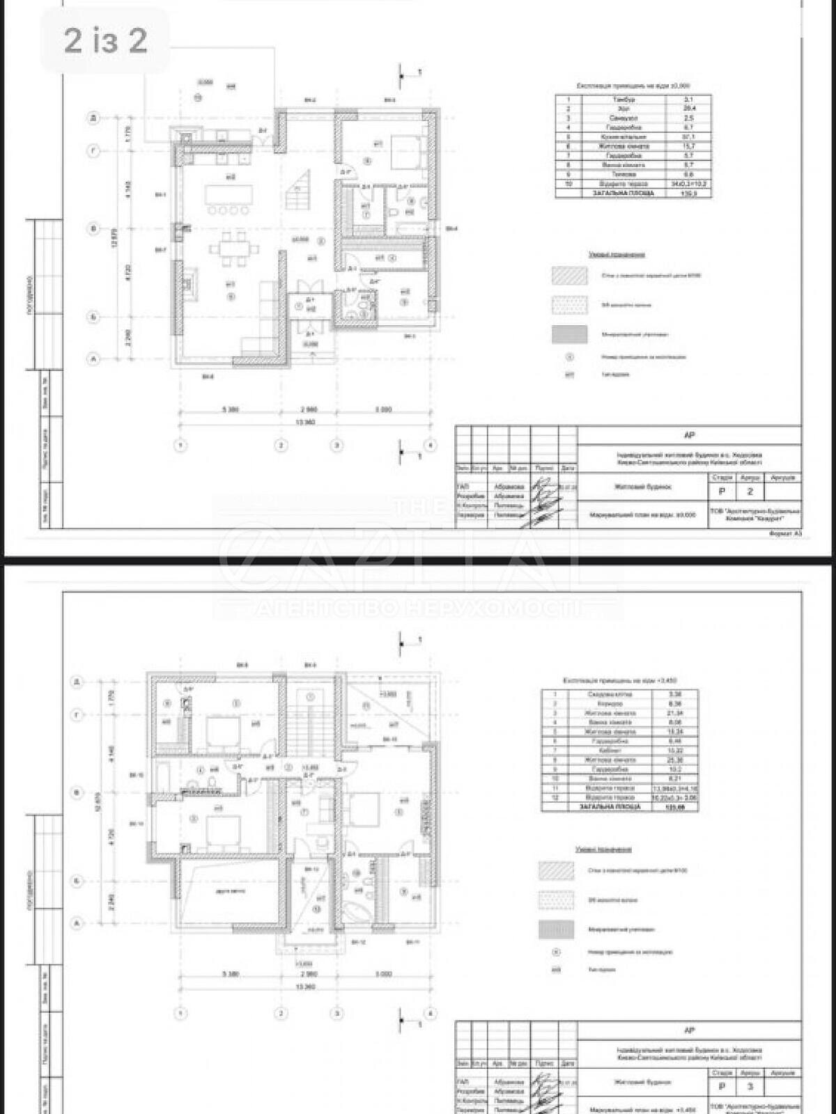 двухэтажный дом, 263 кв. м, кирпич. Продажа в Ходосовке фото 1