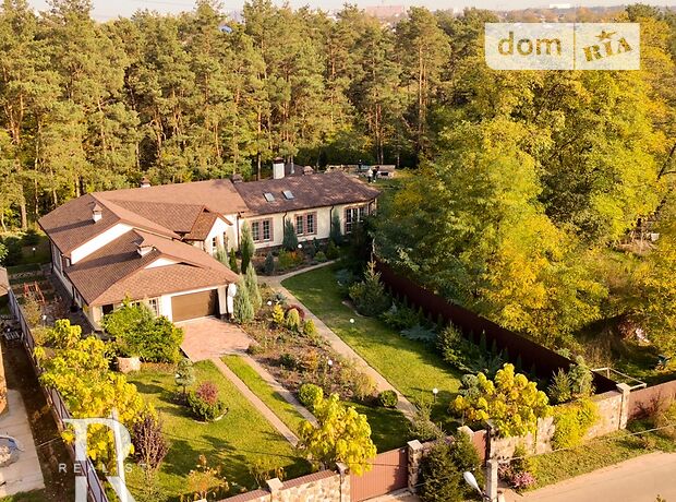 одноэтажный дом с камином, 340 кв. м, кирпич. Продажа в Крюковщине (Киевская обл.) фото 1 одноэтажный дом с камином, 340 кв. м, кирпич. Продажа в Крюковщине (Киевская обл.) фото 1
