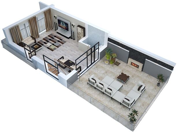 двухэтажный дом с камином, 270 кв. м, кирпич. Продажа в Лесниках (Киевская обл.) фото 1 двухэтажный дом с камином, 270 кв. м, кирпич. Продажа в Лесниках (Киевская обл.) фото 1