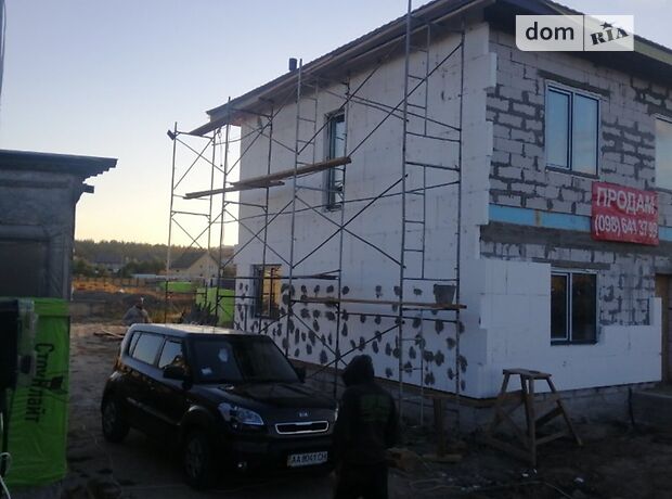 двухэтажный дом с террасой, 140 кв. м, пеноблок. Продажа в Новом (Киевская обл.) фото 1