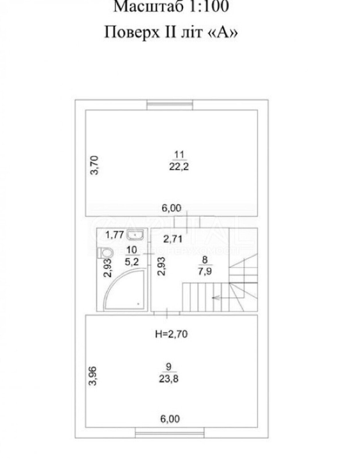 двухэтажный дом, 135 кв. м, кирпич. Продажа в Петропавловской Борщаговке фото 1