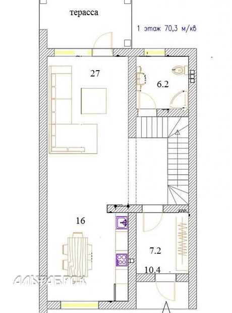 двухэтажный дом, 135 кв. м, газобетон. Продажа в Петровском (нов. Святопетровском) (Киевская обл.) фото 1 двухэтажный дом, 135 кв. м, газобетон. Продажа в Петровском (нов. Святопетровском) (Киевская обл.) фото 1