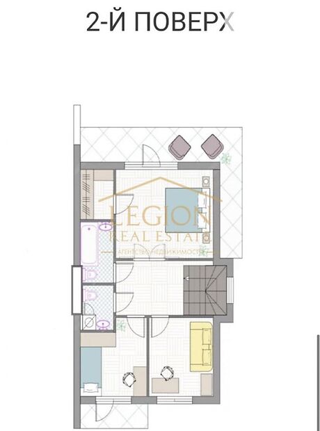 двухэтажный дом с террасой, 130 кв. м, газобетон. Продажа в Шпитьках (Киевская обл.) фото 1 двухэтажный дом с террасой, 130 кв. м, газобетон. Продажа в Шпитьках (Киевская обл.) фото 1