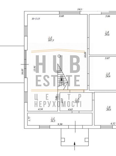 одноэтажный дом, 210 кв. м, кирпич. Продажа в Юровке (Киевская обл.) фото 1 одноэтажный дом, 210 кв. м, кирпич. Продажа в Юровке (Киевская обл.) фото 1
