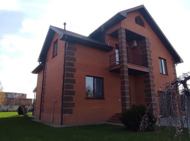 двухэтажный дом с камином, 186 кв. м, кирпич. Продажа в Гореничах (Киевская обл.) фото 1