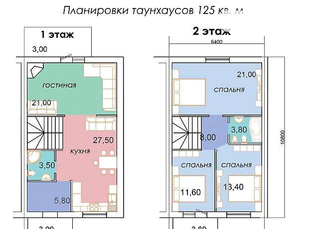 двухэтажный дом с террасой, 125 кв. м, кирпич. Продажа в Горенке (Киевская обл.) фото 1 двухэтажный дом с террасой, 125 кв. м, кирпич. Продажа в Горенке (Киевская обл.) фото 1