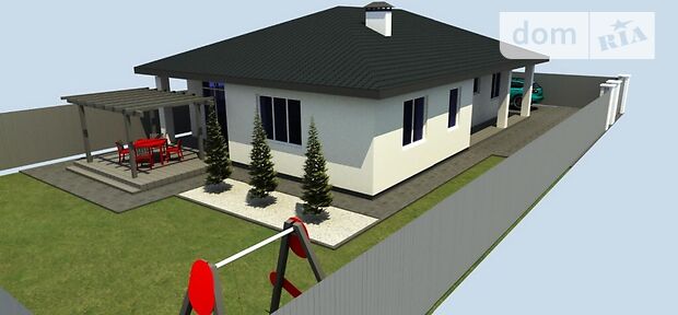одноэтажный дом с террасой, 132.21 кв. м, газобетон. Продажа в Петровском (нов. Святопетровском) (Киевская обл.) фото 1 одноэтажный дом с террасой, 132.21 кв. м, газобетон. Продажа в Петровском (нов. Святопетровском) (Киевская обл.) фото 1