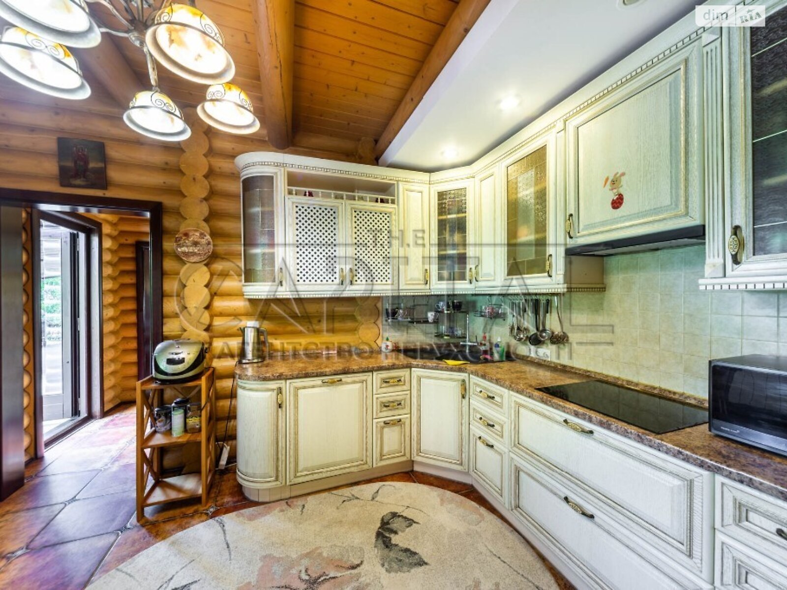 двоповерховий будинок з балконом, 250 кв. м, зруб. Продаж у Кийлові фото 1