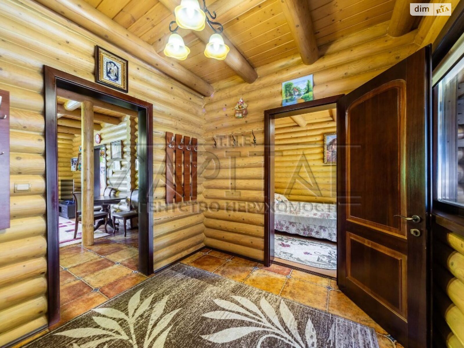 двоповерховий будинок з балконом, 250 кв. м, зруб. Продаж у Кийлові фото 1