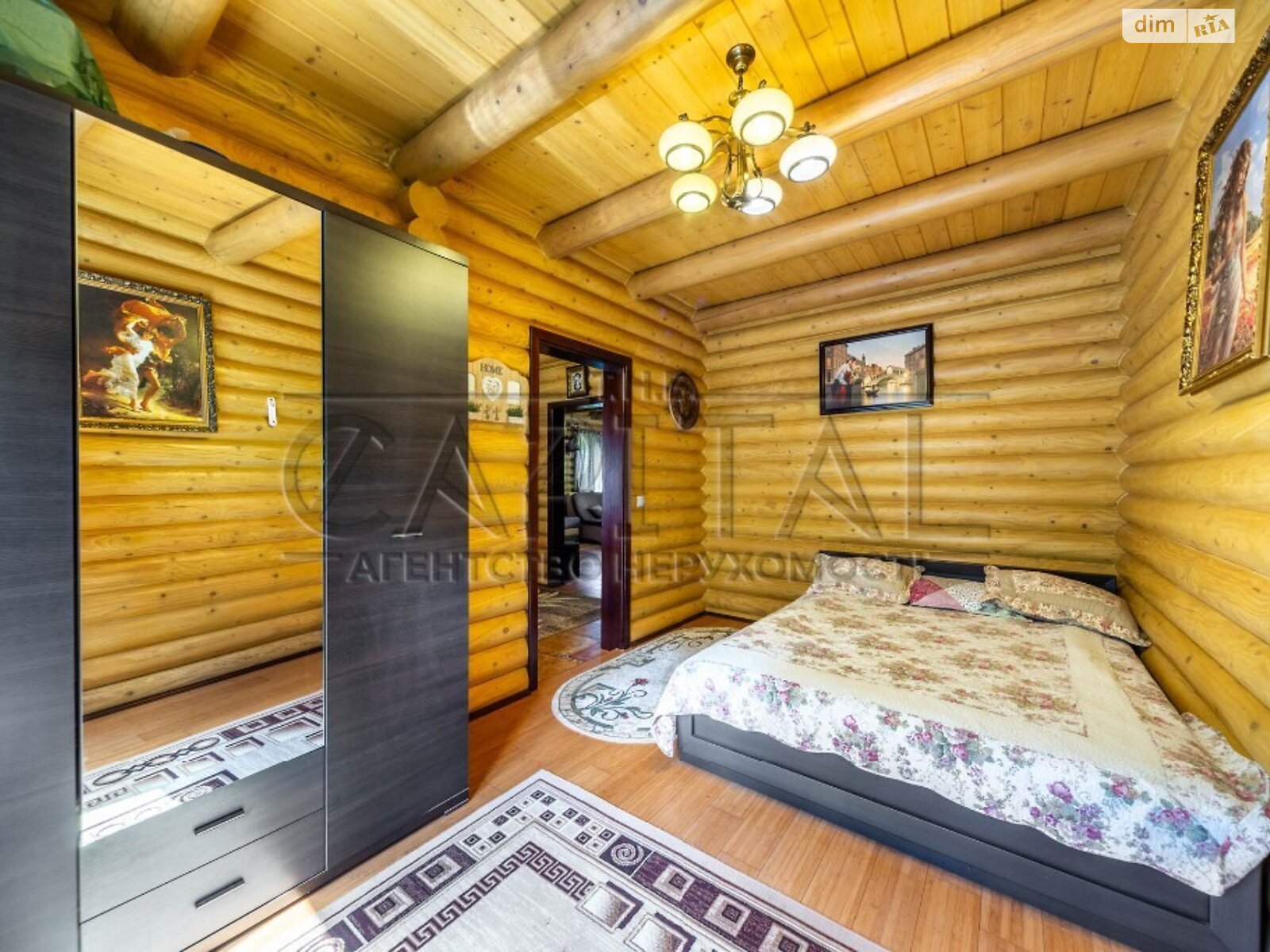 двоповерховий будинок з балконом, 450 кв. м, зруб. Продаж у Кийлові фото 1