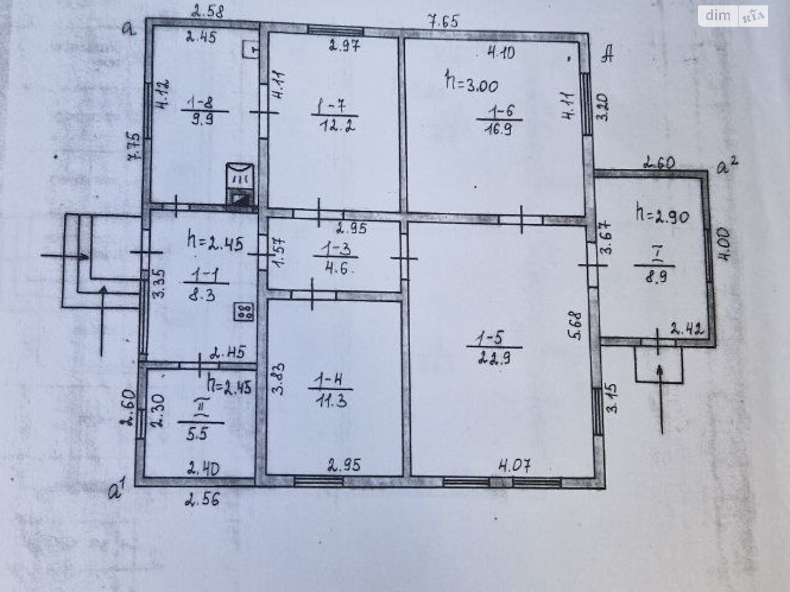 одноповерховий будинок з верандою, 100.5 кв. м, глинобитний. Продаж у Клавдієво-Тарасовому фото 1 одноповерховий будинок з верандою, 100.5 кв. м, глинобитний. Продаж у Клавдієво-Тарасовому фото 1