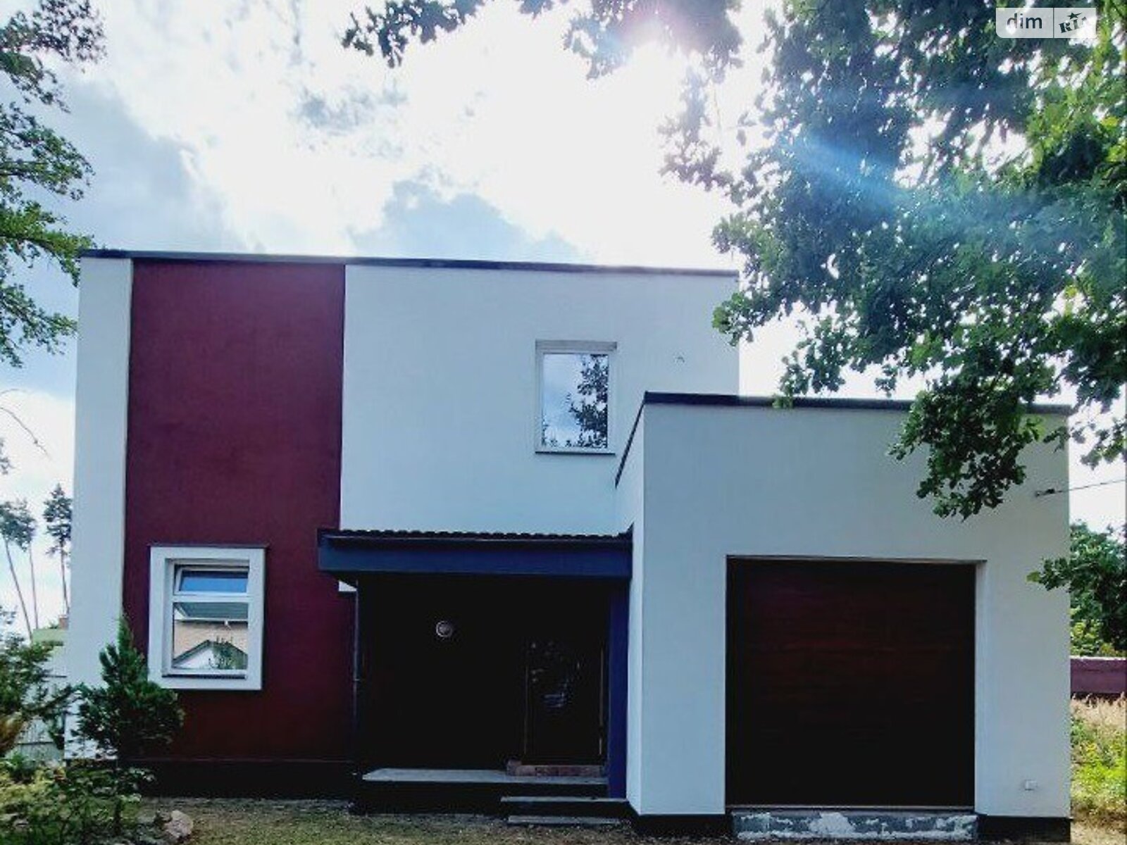 двухэтажный дом с балконом, 121.9 кв. м, каркасно-щитовой. Продажа в Клавдиевом-Тарасове фото 1