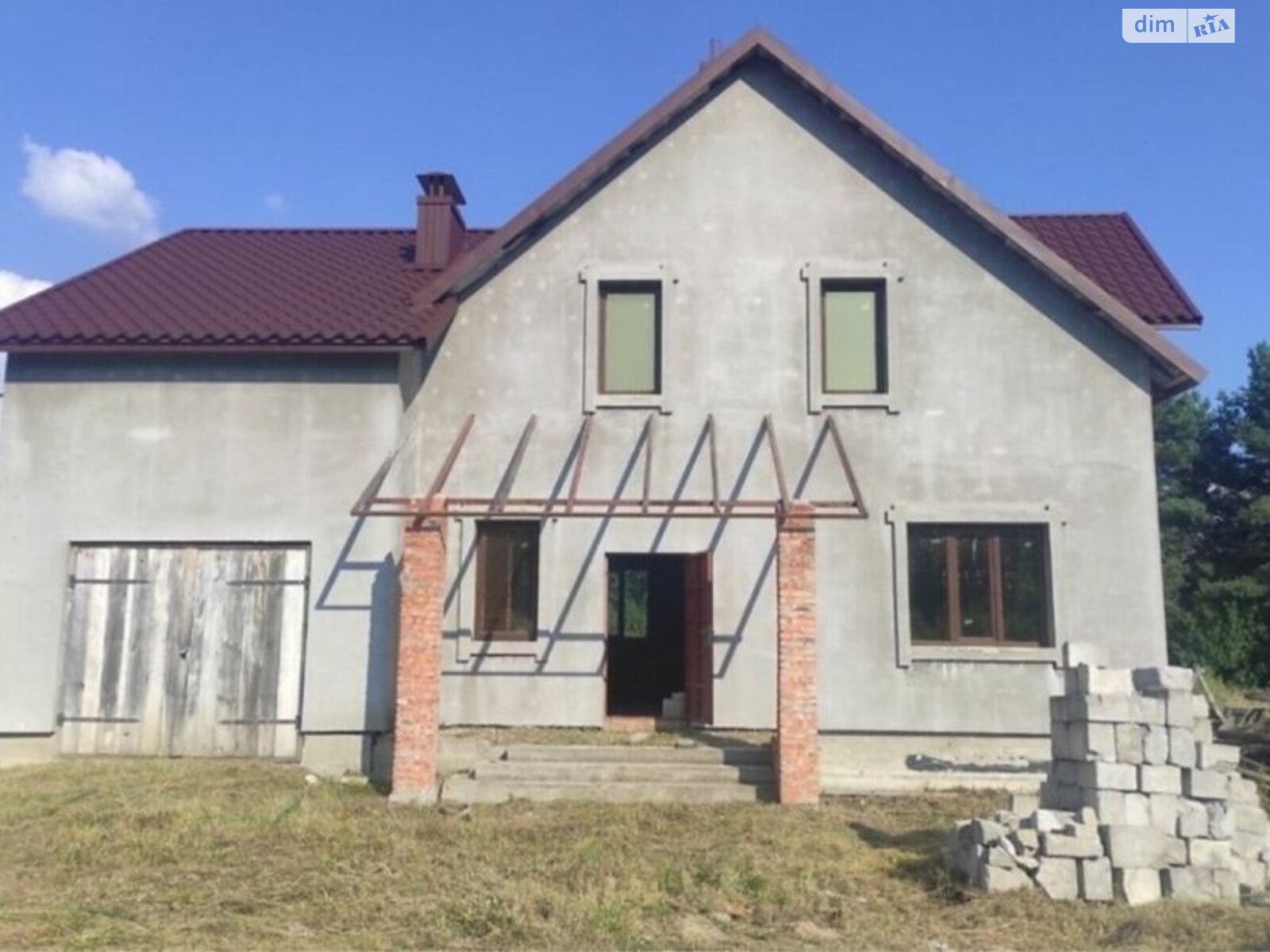 двоповерховий будинок з гаражем, 150 кв. м, монолітно-блочний. Продаж у Клевані фото 1 двоповерховий будинок з гаражем, 150 кв. м, монолітно-блочний. Продаж у Клевані фото 1