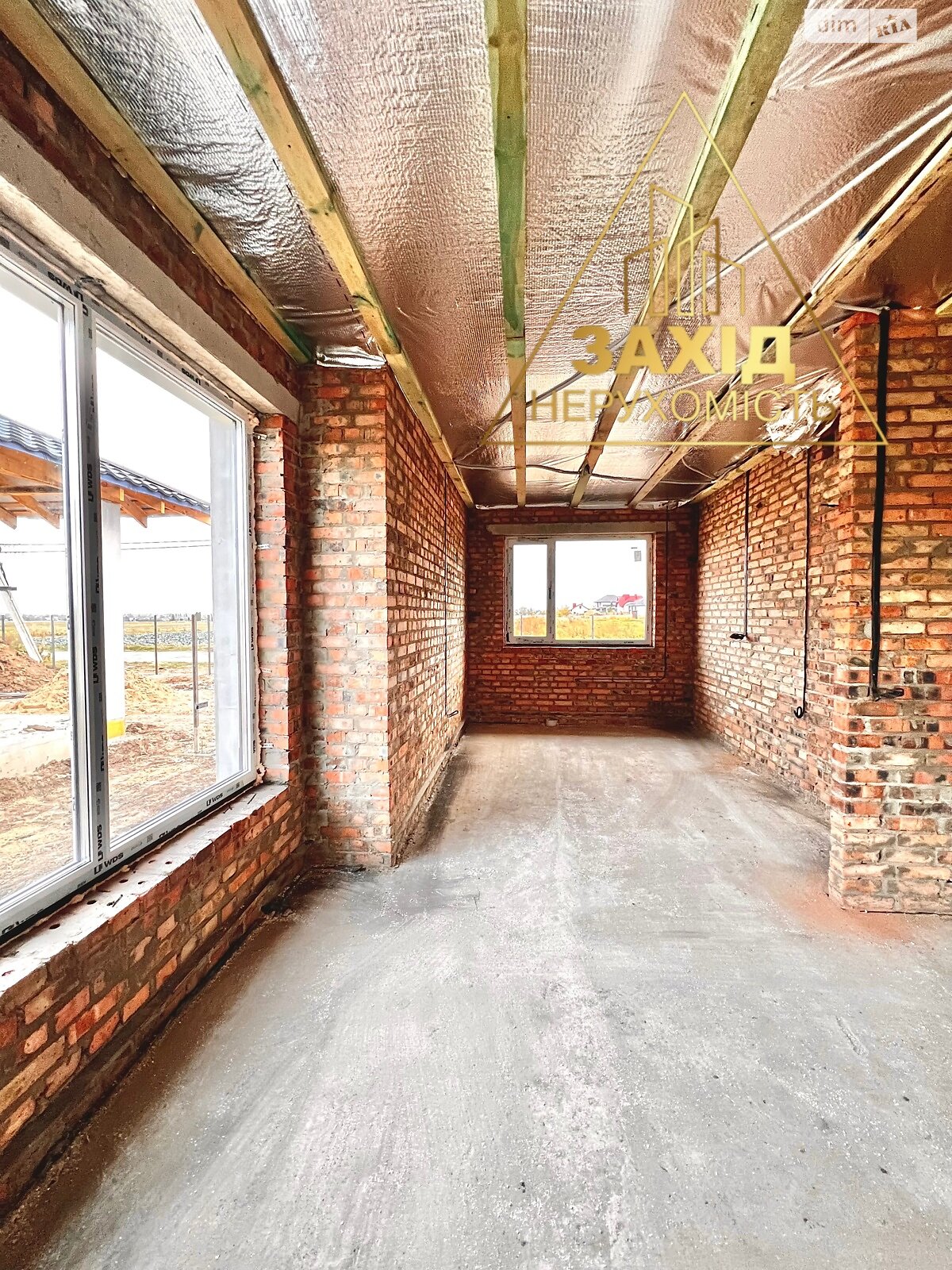 одноэтажный дом с отоплением, 130 кв. м, кирпич. Продажа в Княгининке фото 1