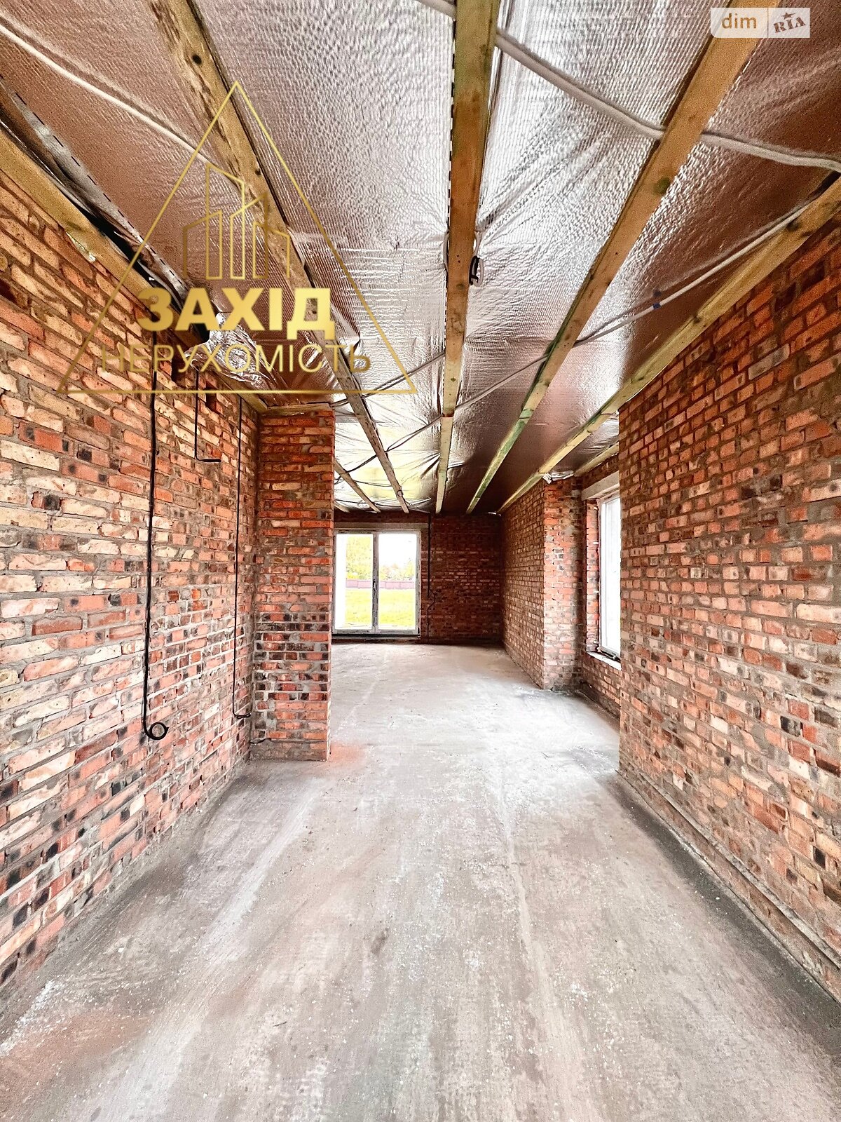 одноэтажный дом с отоплением, 130 кв. м, кирпич. Продажа в Княгининке фото 1