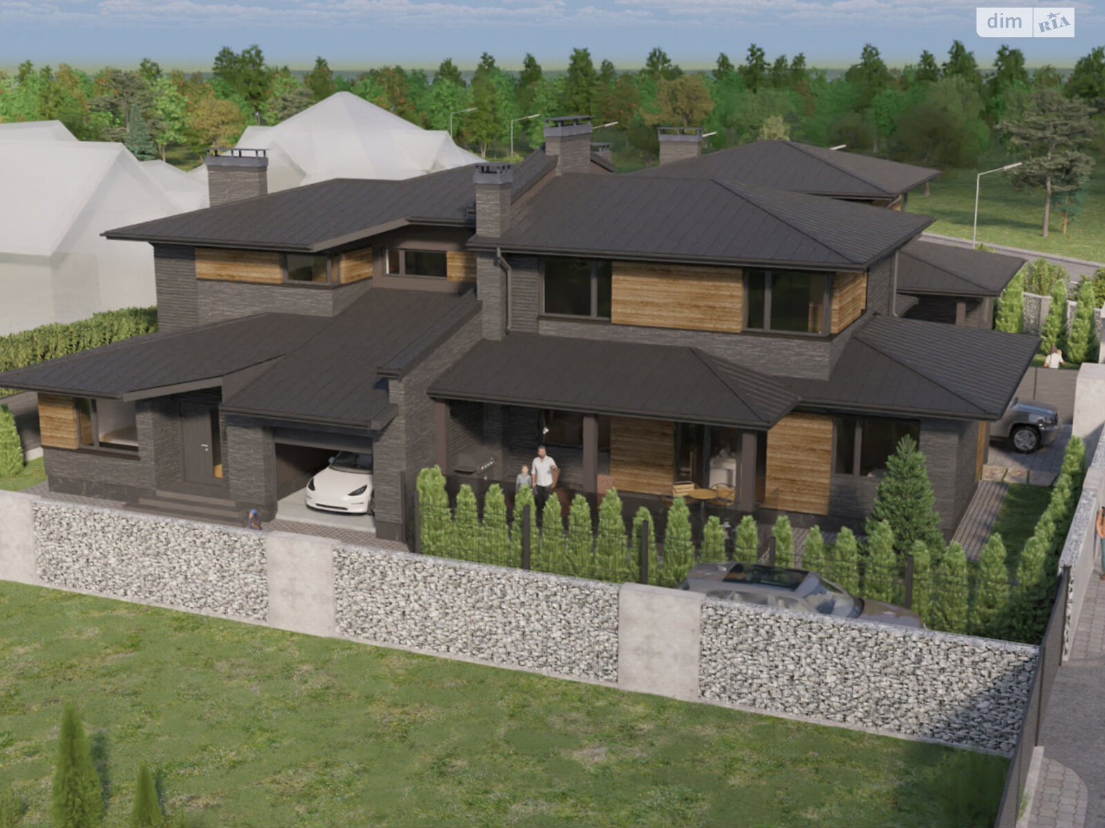 двухэтажный дом с гаражом, 143.04 кв. м, кирпич. Продажа в Кожичах фото 1 двухэтажный дом с гаражом, 143.04 кв. м, кирпич. Продажа в Кожичах фото 1