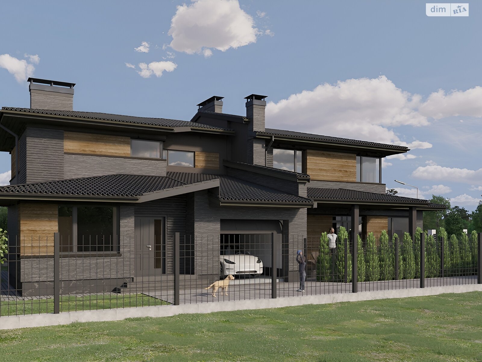 двухэтажный дом с гаражом, 143.04 кв. м, кирпич. Продажа в Кожичах фото 1 двухэтажный дом с гаражом, 143.04 кв. м, кирпич. Продажа в Кожичах фото 1