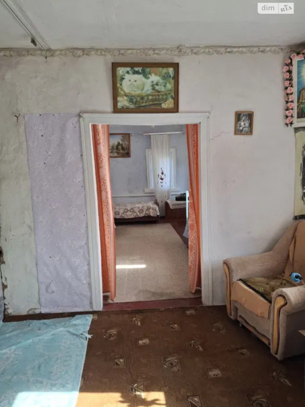 одноэтажный дом с гаражом, 77 кв. м, кирпич. Продажа в Колесниках фото 1