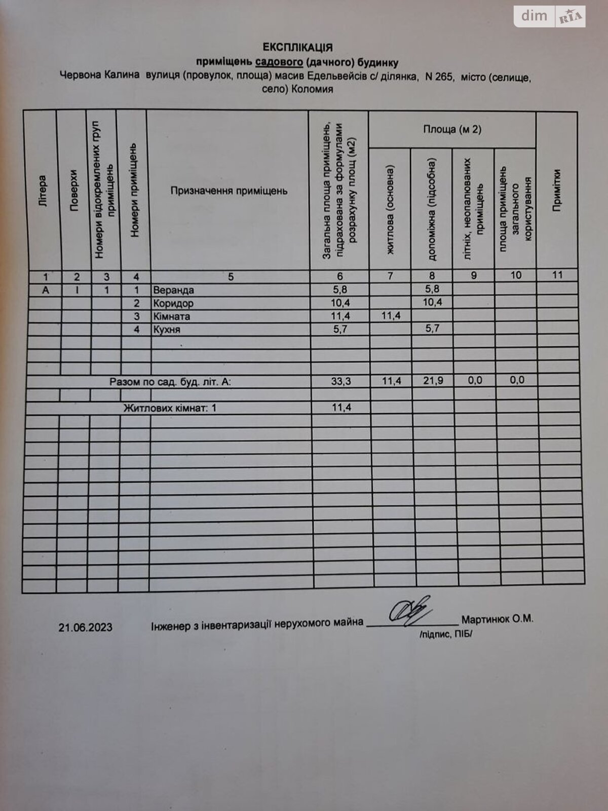 одноэтажный дом, 33.3 кв. м, кирпич. Продажа в Коломые район Коломыя фото 1