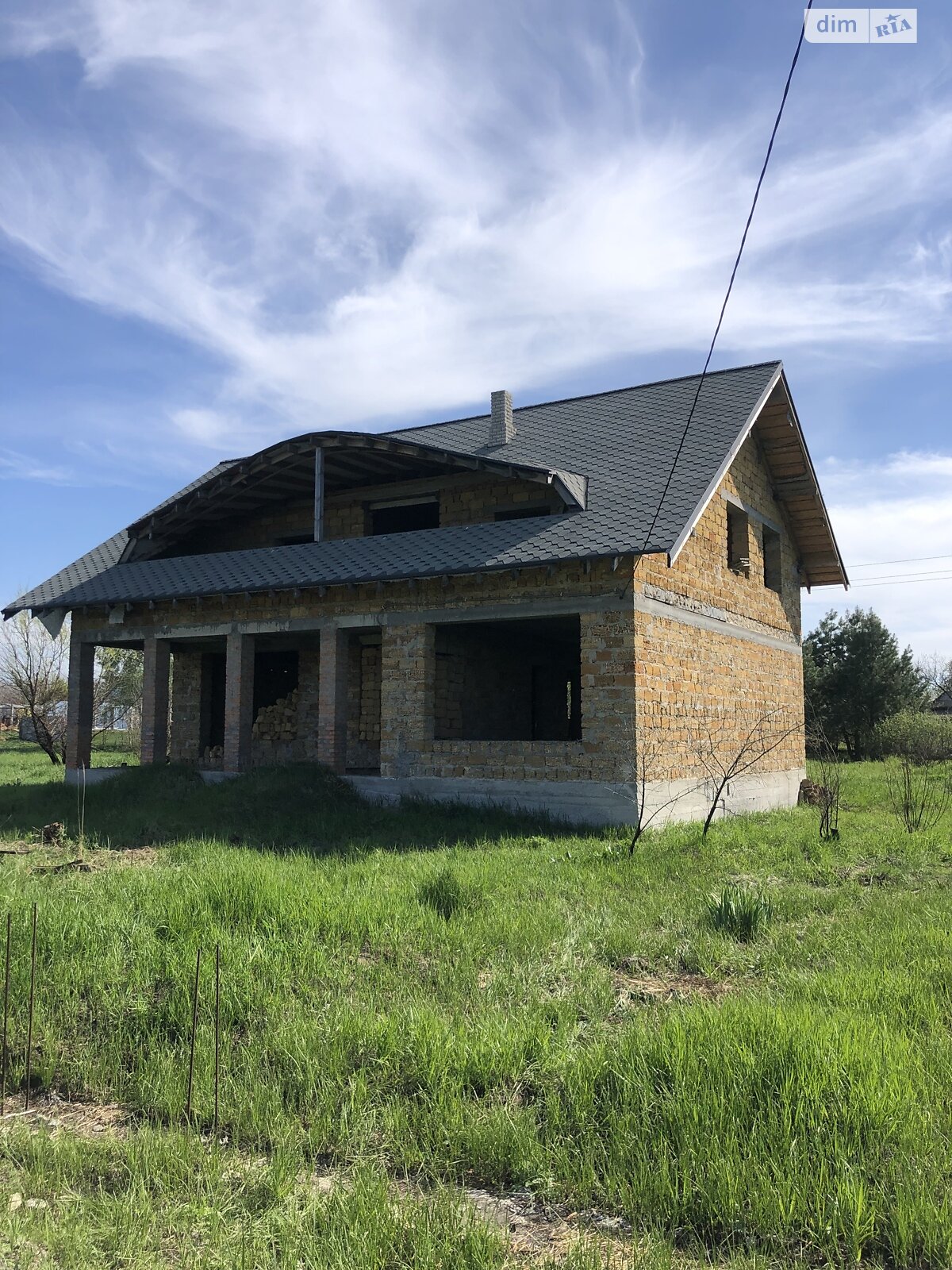 двухэтажный дом с отоплением, 200 кв. м, ракушечник (ракушняк). Продажа в Колонщине фото 1