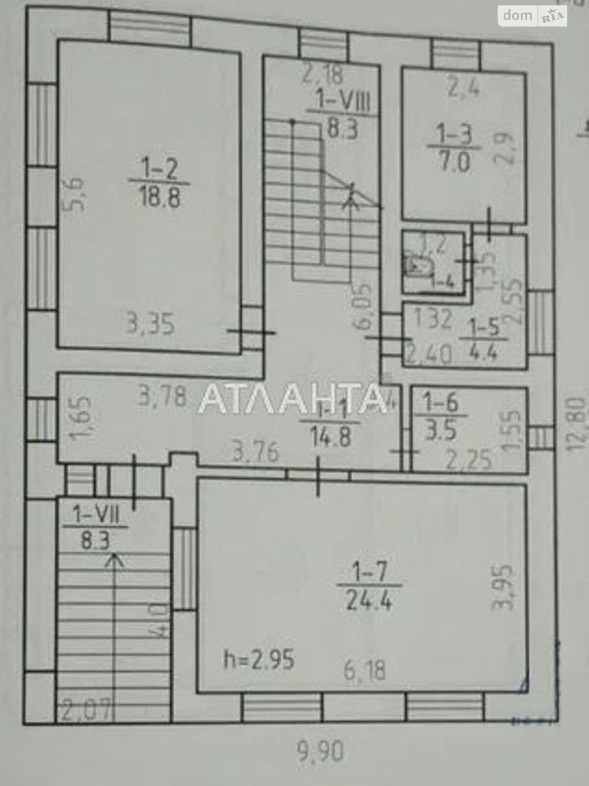 двухэтажный дом, 260 кв. м, ракушечник (ракушняк). Продажа в Лесках фото 1