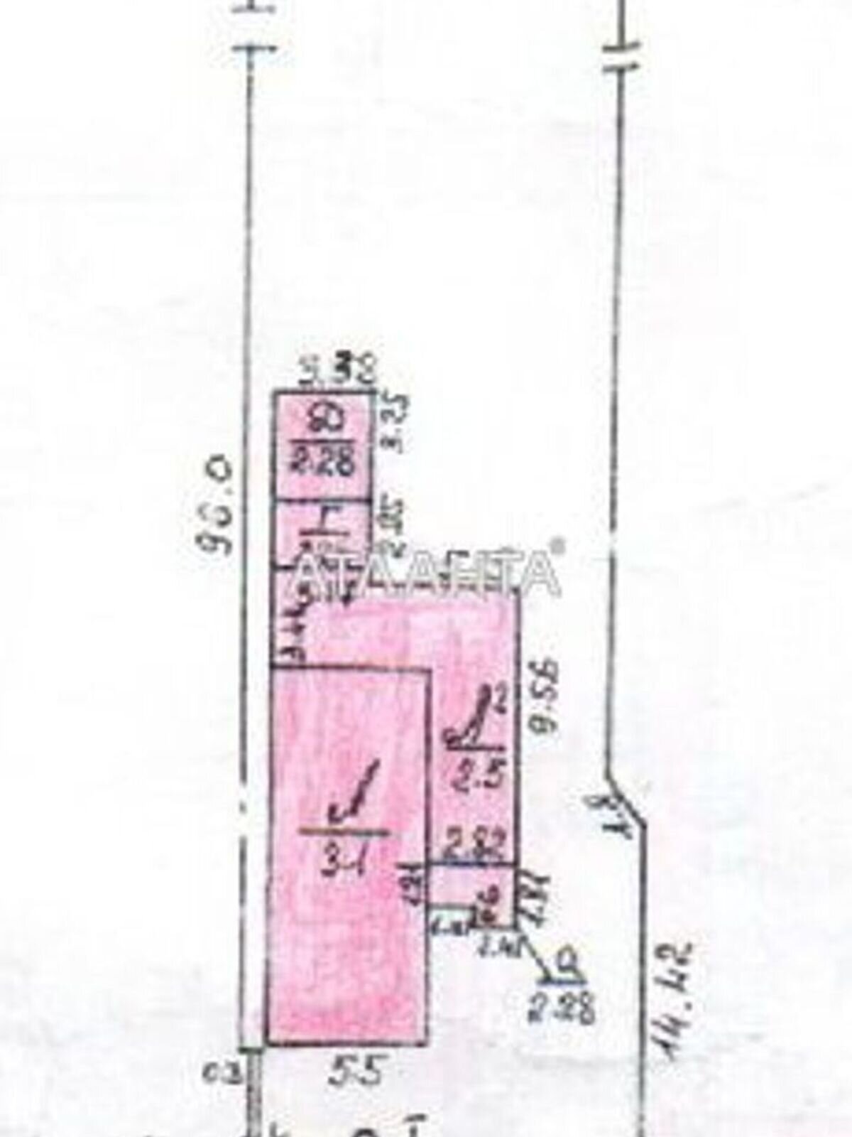 одноповерховий будинок, 89.8 кв. м, ракушечник (ракушняк). Продаж у Свердлове фото 1