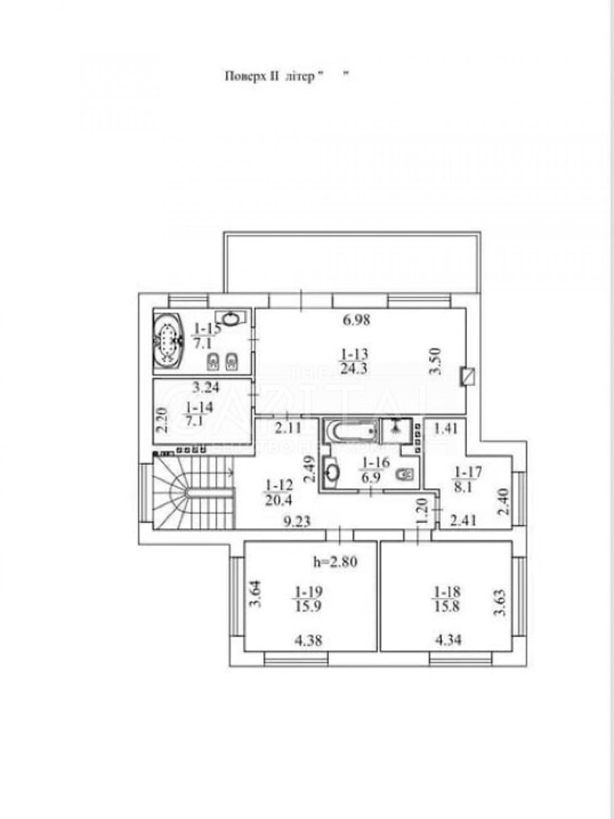 двухэтажный дом, 284 кв. м, кирпич. Продажа в Конча-Заспе фото 1