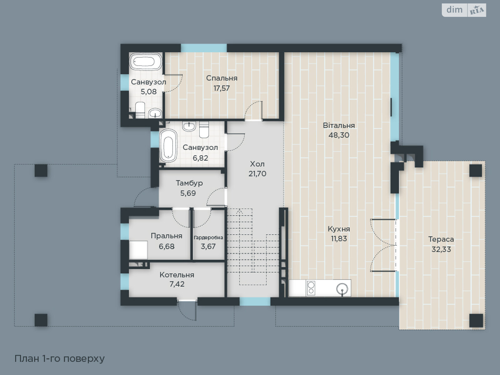 двухэтажный дом, 314.9 кв. м, керамический блок. Продажа в Конча-Заспе фото 1 двухэтажный дом, 314.9 кв. м, керамический блок. Продажа в Конча-Заспе фото 1