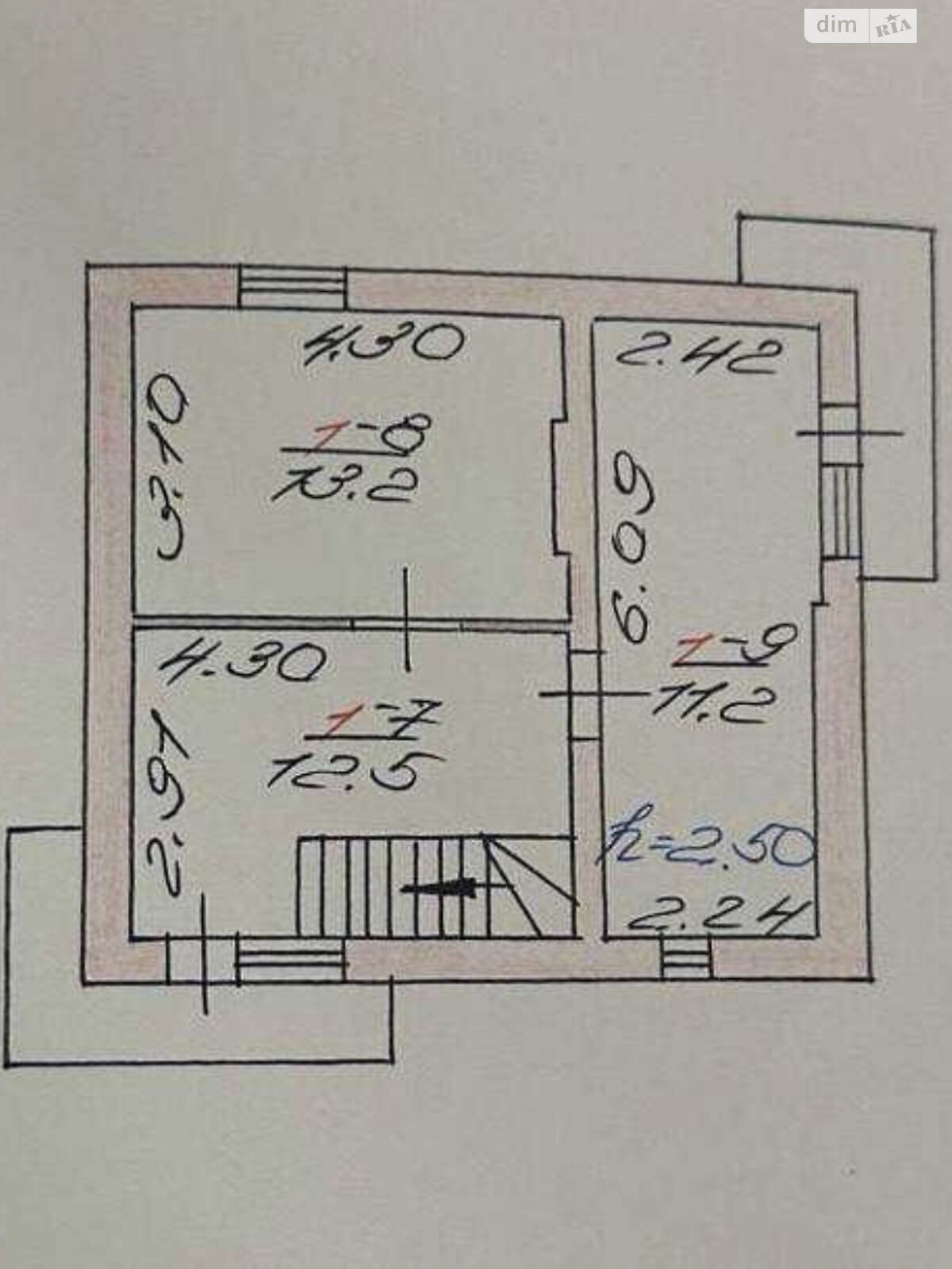 двухэтажный дом беседка, 120 кв. м, кирпич. Продажа в Копачовке фото 1