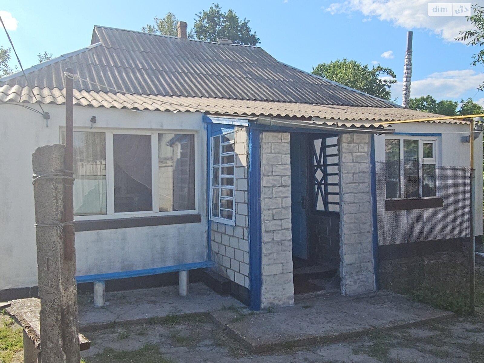 одноповерховий будинок з верандою, 65.5 кв. м, дерево та цегла. Продаж у Коржах фото 1 одноповерховий будинок з верандою, 65.5 кв. м, дерево та цегла. Продаж у Коржах фото 1