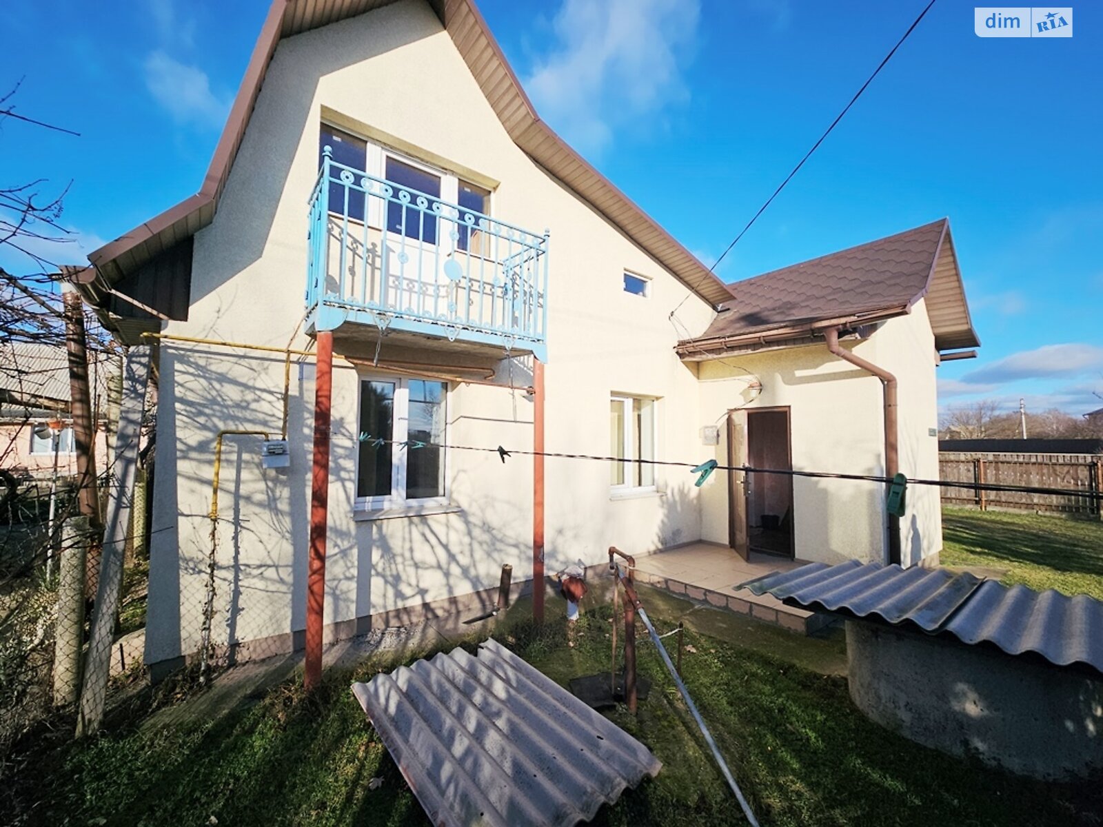 одноэтажный дом с балконом, 54 кв. м, кирпич. Продажа в Коржах фото 1