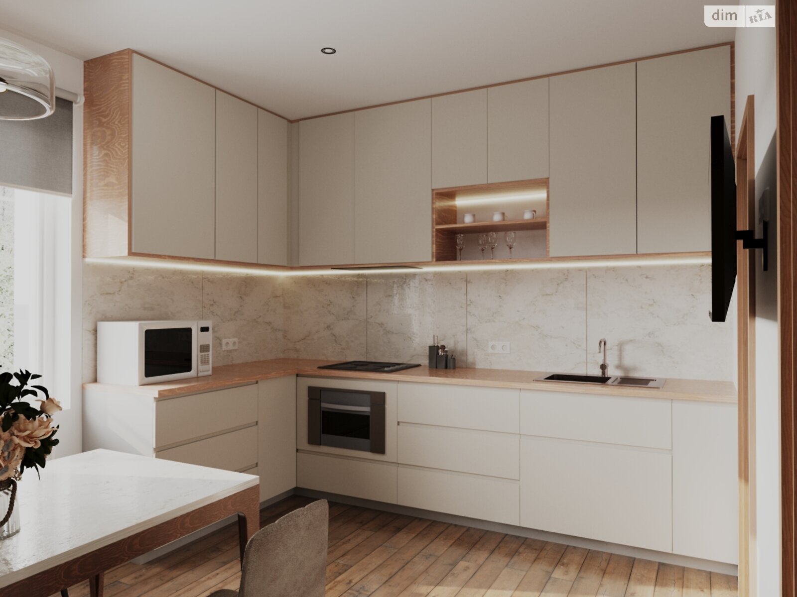 одноэтажный дом с верандой, 136 кв. м, блочно-кирпичный. Продажа в Корнине фото 1 одноэтажный дом с верандой, 136 кв. м, блочно-кирпичный. Продажа в Корнине фото 1