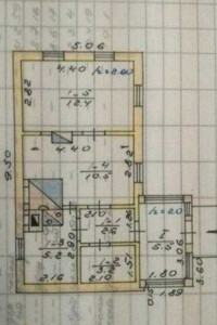 одноповерховий будинок з верандою, 39.4 кв. м, дерево та цегла. Продаж у Королівці фото 2